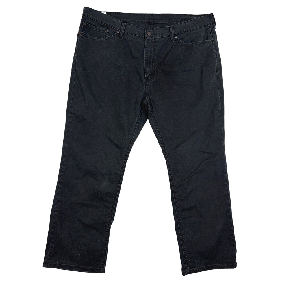 Levis 541 Athletic Taper Black‎ Jeans Mens 44x28 (measured) Stretch Denim Pants